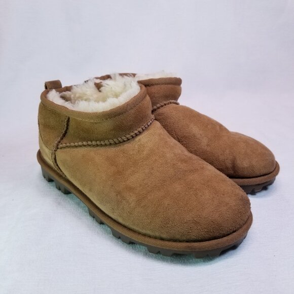 Kids Booties Shoeties Vegan Sherpa Lined Size 3 - Picture 4 of 9